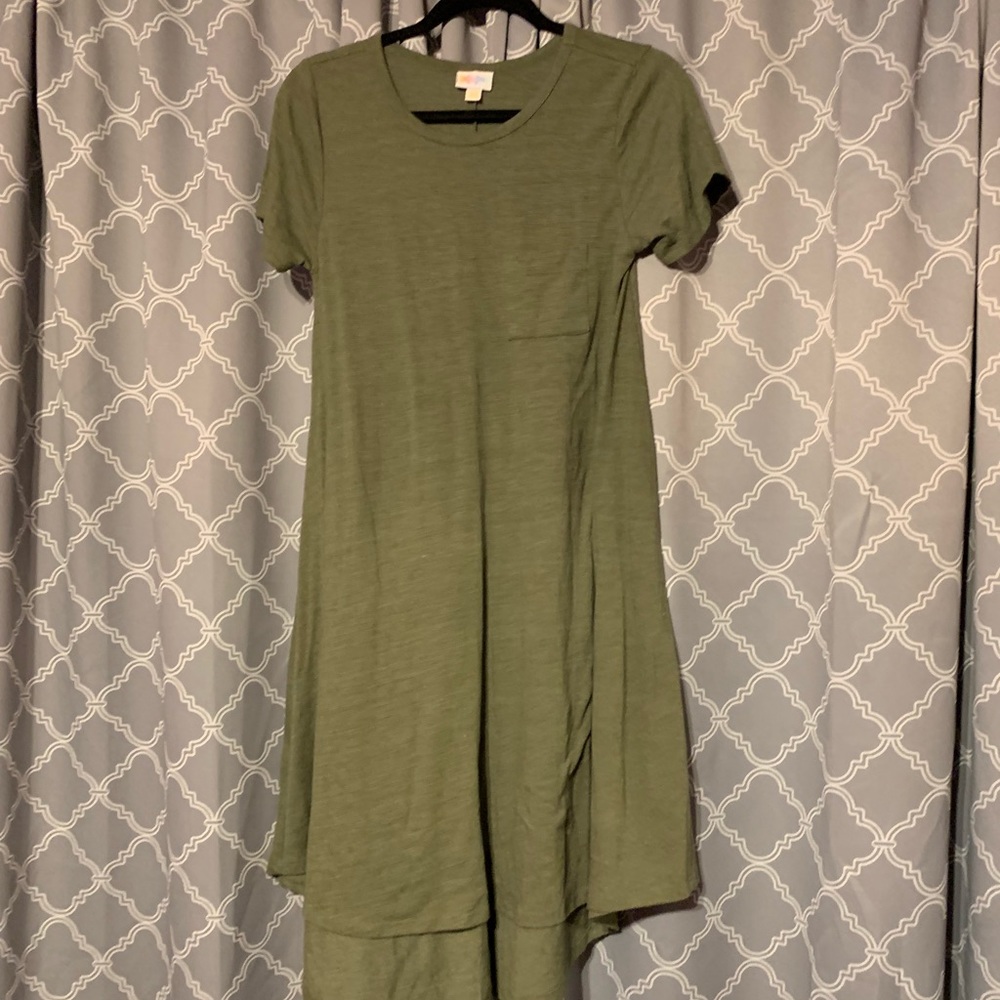 XXS Army green Lularoe Carly